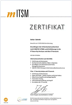 Informationssicherheit mITSM