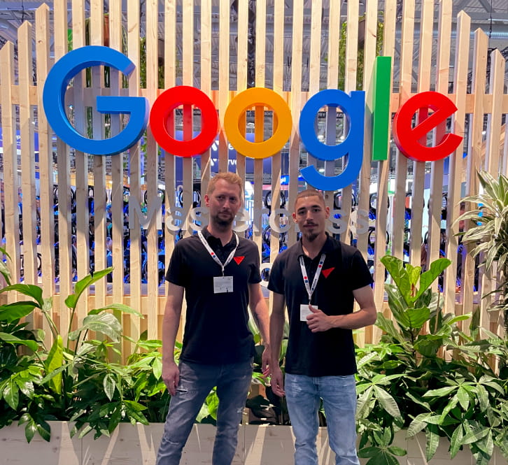 Provitex Mitarbeiter auf Fachmesse bei Google